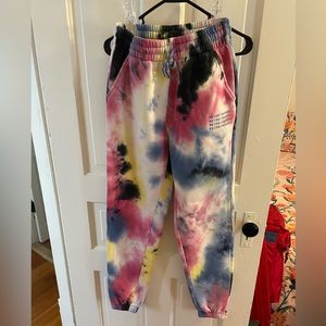 Balance Athletica (Vitality) size small tie dye joggers
